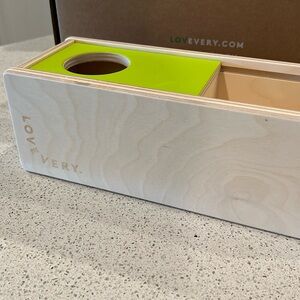 NEW LOVEVERY wooden Sliding Top Box Ball Drop Montessori Thinker Kit